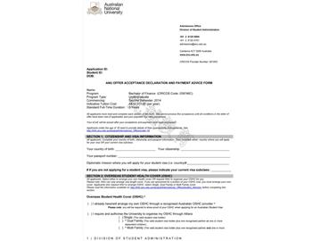 恭喜劉同學成功申請到澳大利亞國立大學本科金融專業(yè)--優(yōu)越教育