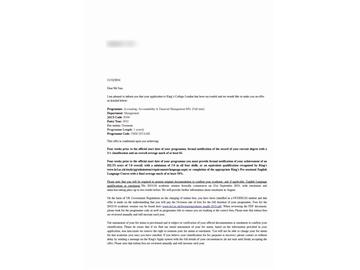 恭喜張同學成功申請到倫敦大學國王學院金融管理專業(yè)--優(yōu)越教育