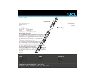 2018offer：恭喜朱同學(xué)獲得倫敦大學(xué)學(xué)院管理學(xué)專業(yè)碩士通知書