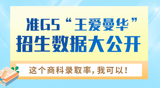 【申請干貨】準G5“王愛曼華”招生數(shù)據(jù)大公開！這個商科錄取率，我可以！(含視頻詳情）